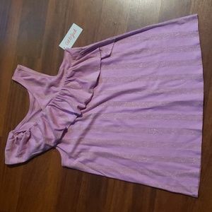 Cat & Jack Sleeveless Ruffled Shirt NWT